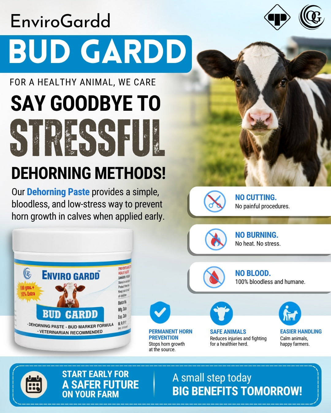 Dehorning Paste (100 Gram) Bottle