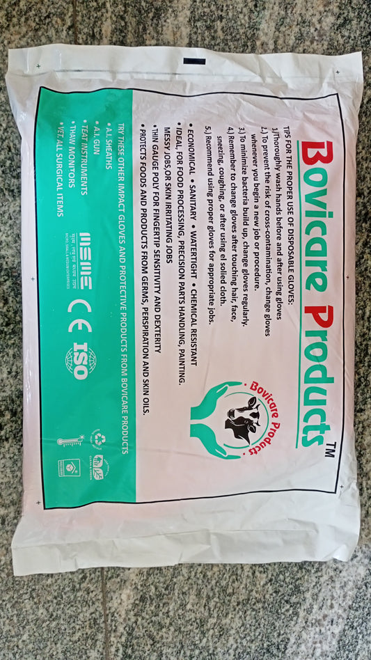 Full Hand Veterinary AI Gloves Orange