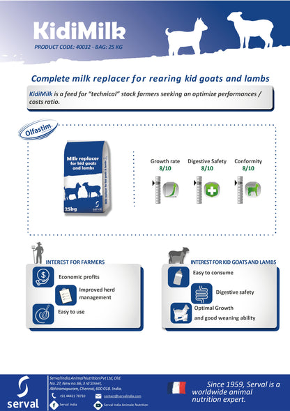 Kidimilk ( Kid Goats and Lambs Milk Replacer)