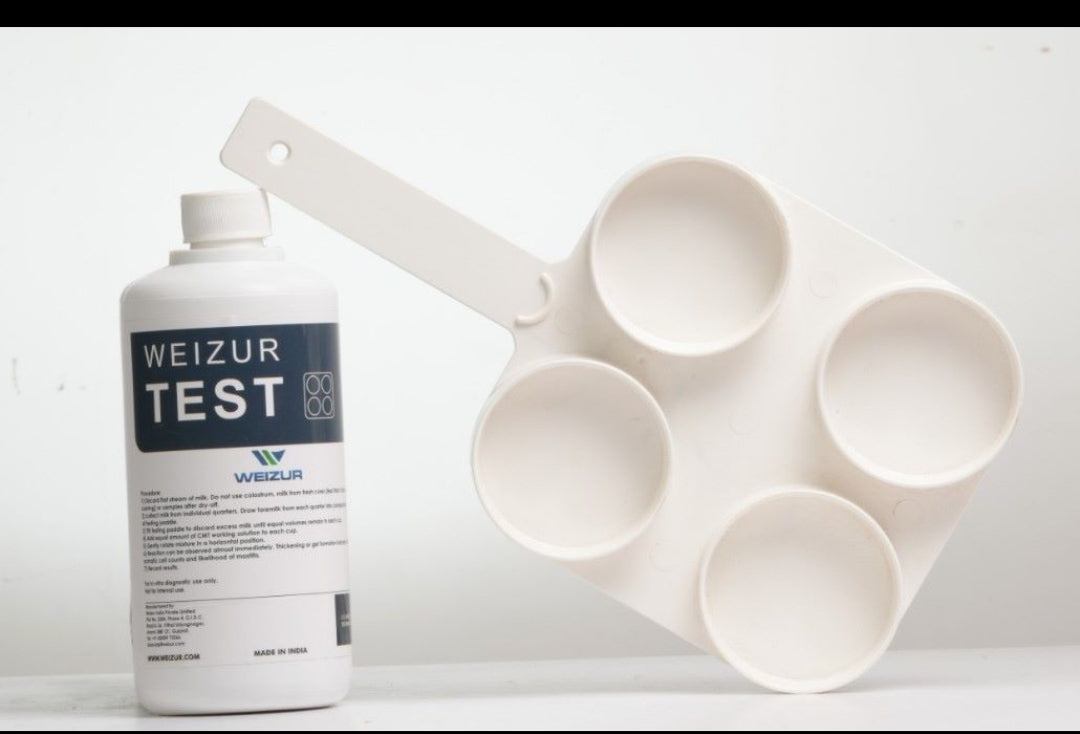 CMT-California Mastitis Test Liquid 500ml Bottle and Dispenser