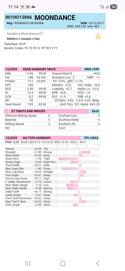 MOONDANCE HF CRI GENEX